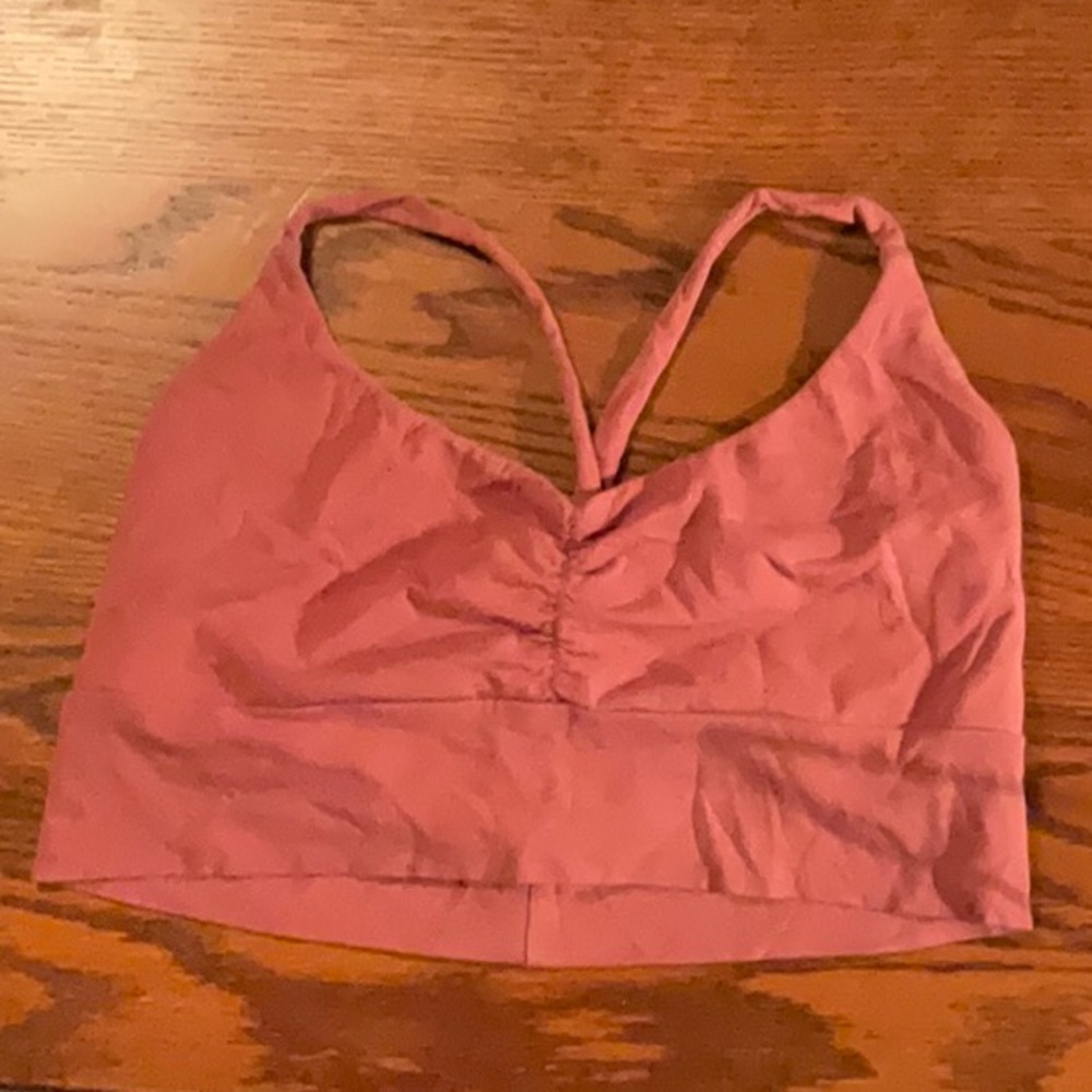 Una Pluma Medium Barlette Fair Trade Organic Cotton Bra Maroon AKA Rum Raisin